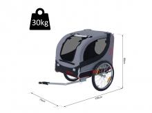 Cyklistický vozík pro psy PAWHUT D00-050