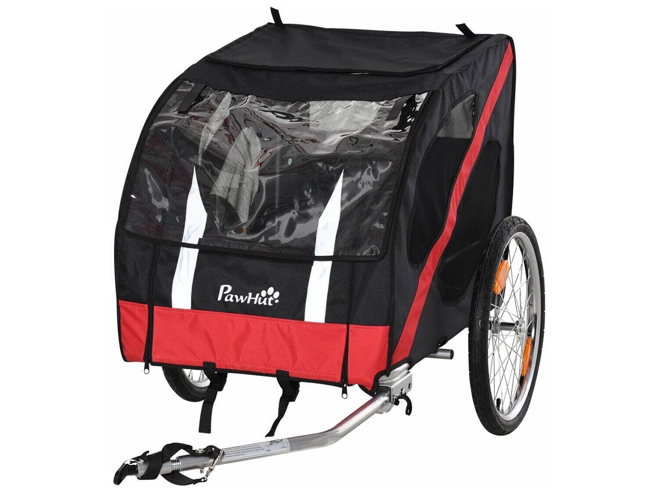 Cyklistický vozík pro psy PAWHUT D00-111BK