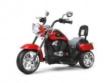 Elektrická motorka TY327686DE-RE, 6V, s nastavitelným zvukem, světlometů a klaksonem, pro děti od 3 let, červená