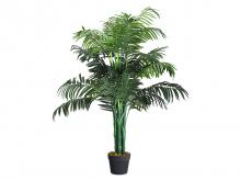 Umělá rostlina COSTWAY HW59510, pokojová palma, dekorativní rostlina, 110 cm