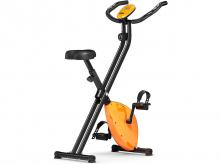 Rotoped COSTWAY SP37320, ergometr, fitness kolo, černý-oranžový