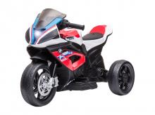 Dětský elektrický motocykl 370-211V90RD, elektrické vozidlo, elektrická tříkolka, se 3 hudebními režimy, 2,5 km/h