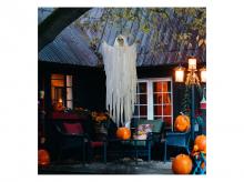 Halloween dekorace duch 844-521V00WT, se speciálními efekty a zvukovou funkcí, 100 x 18 x 153 cm