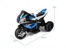 Elektrická motorka pro děti TQ10106DE-BL, tříkolová, modrá