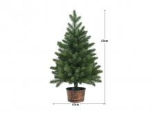 Umělý vánoční stromek CM23647, stolní, neosvětlený, zelený, 60 cm