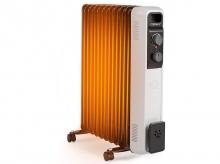 Olejový radiátor ES10237DE-BK, elektrický ohřívač, se 3 úrovněmi ohřevu, 49 x 24 x 62 cm
