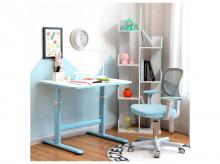 Dětská kancelářská židle HY10195BL, výškově nastavitelná, otočná židle, ergonomický design