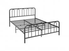 Rám postele HU10253DK, dvoulůžkový, kovový, pro matraci 200x160cm, s lamelovým roštem